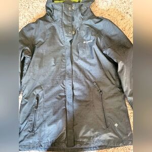 Columbia Pre-owned Women's Coat Jacket Parka Gray Size Medium